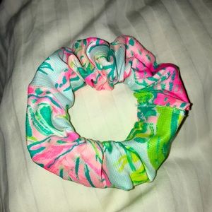 Lilly Pulitzer handmade hair scrunchie